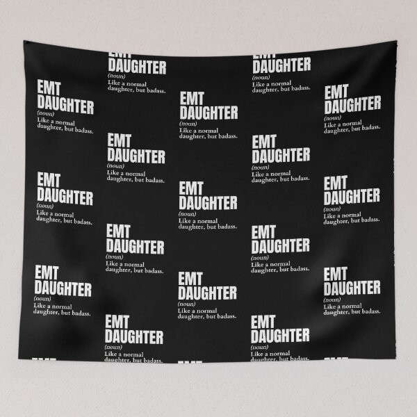 Item preview, Funny Badass EMT Daughter Definition designed and sold by EndlessFreedom.