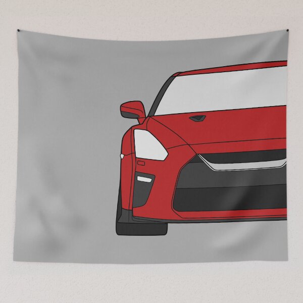 Item preview, Nissan GTR R35 solid red color designed and sold by EdimDesign.