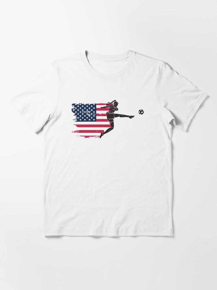 Awesome USA Soccer USA Flag Football Lovers Women T-Shirt