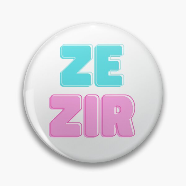 Item preview, Ze/Zir Pronouns designed and sold by semioddfinds.