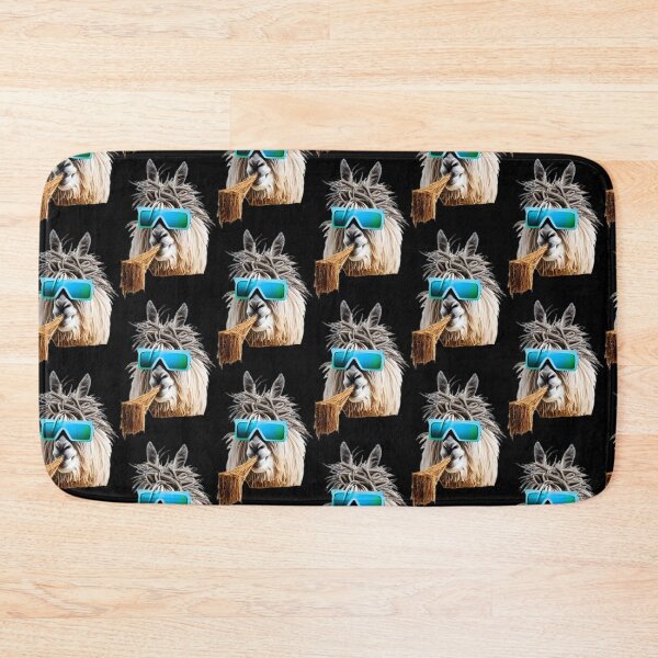 Item preview, Llama sunglass cool eating hay fever stoner -- 3D  designed and sold by glitchman2.