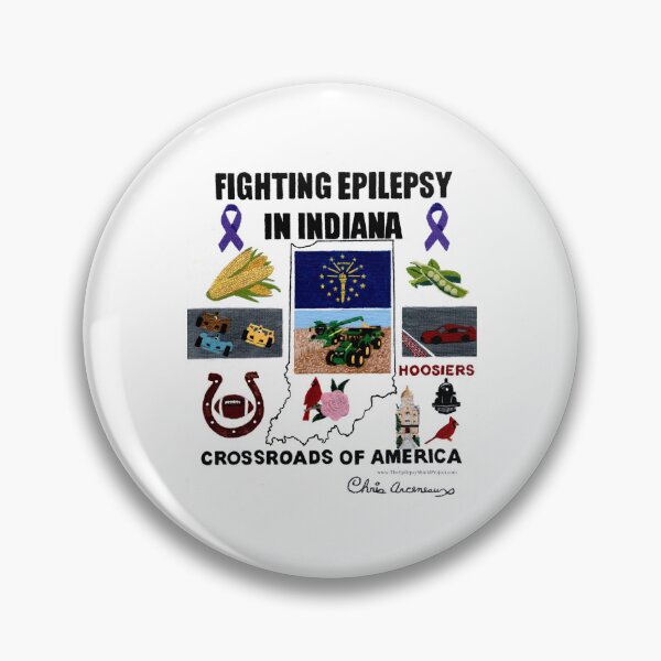 Item preview, FIGHTING EPILEPSY IN INDIANA designed and sold by The-ESP-Shirts.