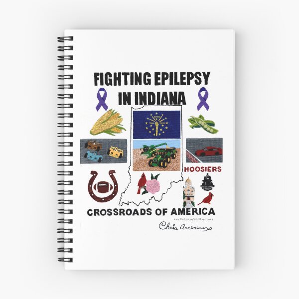 Item preview, FIGHTING EPILEPSY IN INDIANA designed and sold by The-ESP-Shirts.