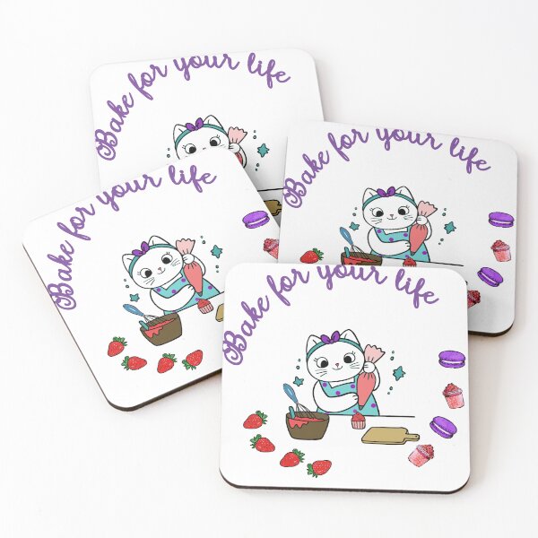 Item preview, Bake for your life. Baking cat. designed and sold by mayaayeis.