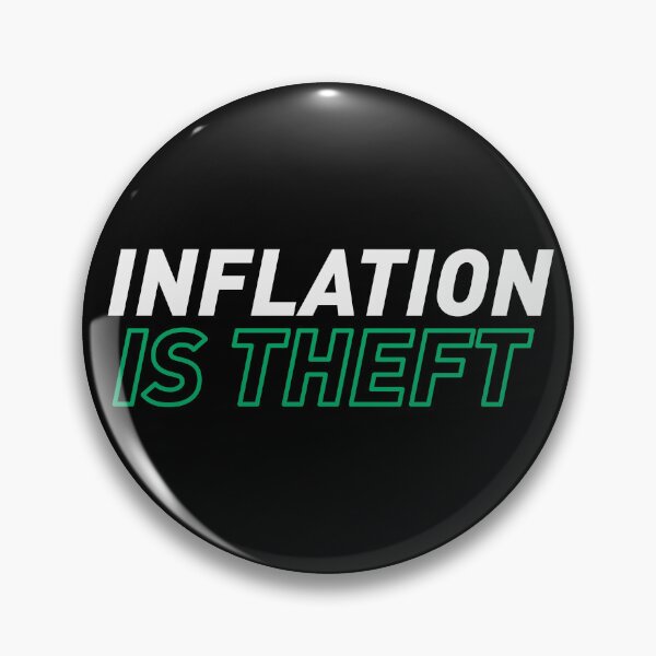 Item preview, Inflation is Theft designed and sold by ClothingnCrypto.