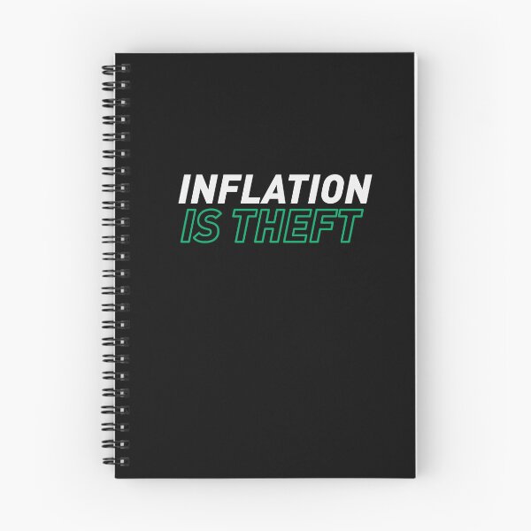 Item preview, Inflation is Theft designed and sold by ClothingnCrypto.