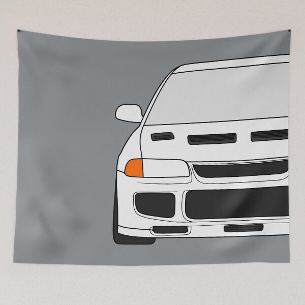 Item preview, Mitsubishi Lancer EVO III EVO 3 white color designed and sold by EdimDesign.