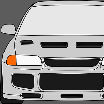 Vorschaubild zum Design Mitsubishi Lancer EVO III EVO 3 silver color von EdimDesign