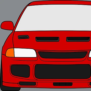 Vorschaubild zum Design Mitsubishi Lancer EVO III EVO 3 monaco red color von EdimDesign
