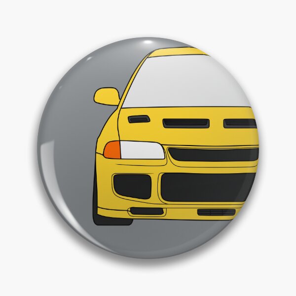 Item preview, Mitsubishi Lancer EVO III EVO 3 dandelion yellow color designed and sold by EdimDesign.