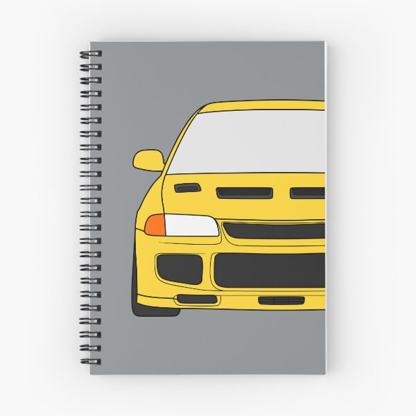 Item preview, Mitsubishi Lancer EVO III EVO 3 dandelion yellow color designed and sold by EdimDesign.