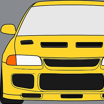 Vorschaubild zum Design Mitsubishi Lancer EVO III EVO 3 dandelion yellow color von EdimDesign