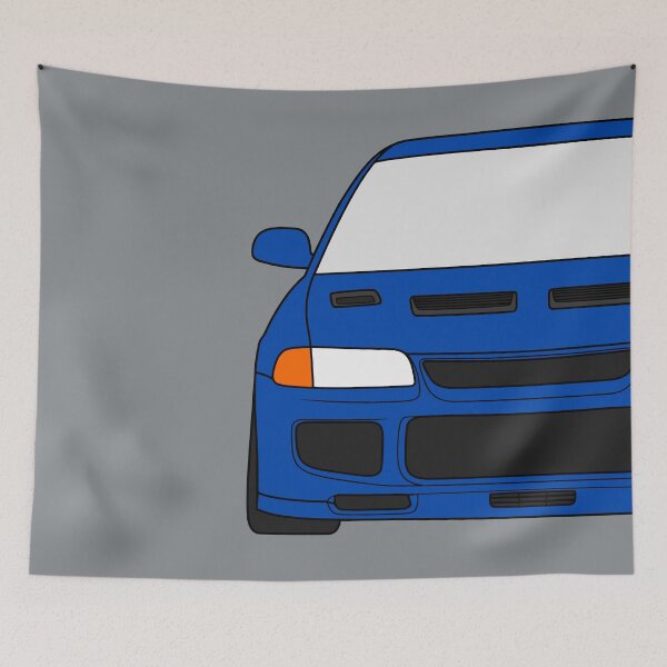 Item preview, Mitsubishi Lancer EVO III EVO 3 blue color designed and sold by EdimDesign.