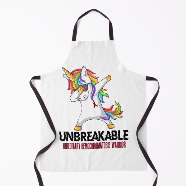 Item preview, Hereditary Hemochromatosis Awareness - Unicorn Hereditary Hemochromatosis Warrior Ribbon UNBREAKABLE designed and sold by Fernandezf.