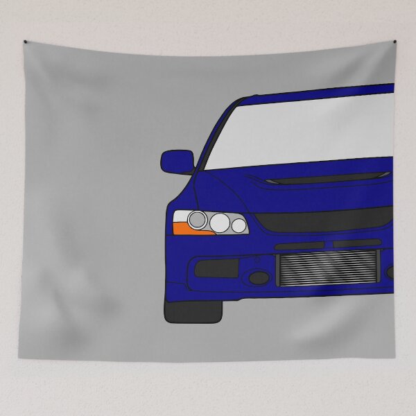 Artikelvorschau, Mitsubishi Lancer EVO IX blaue Farbe entworfen und verkauft von EdimDesign.