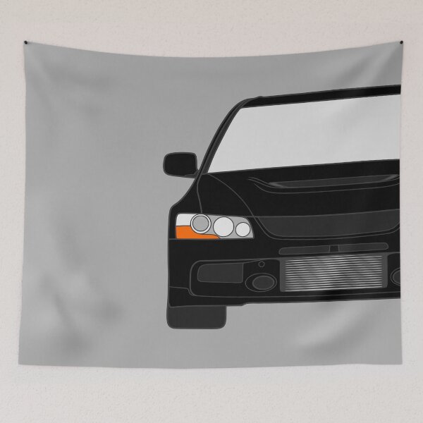 Artikelvorschau, Mitsubishi Lancer EVO IX schwarze Farbe entworfen und verkauft von EdimDesign.