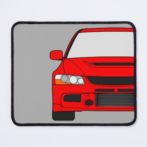 Item preview, Mitsubishi Lancer EVO IX solid red color designed and sold by EdimDesign.