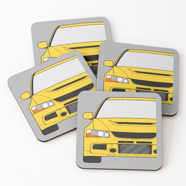 Item preview, Mitsubishi Lancer EVO IX yellow color designed and sold by EdimDesign.