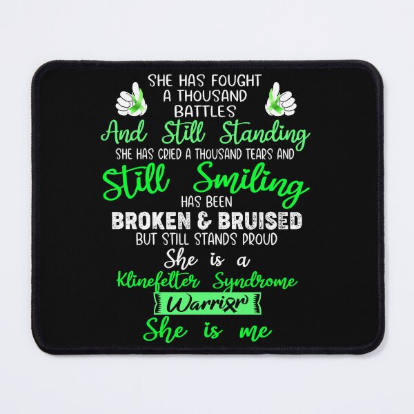 Item preview, Klinefelter Syndrome Warrior SHE IS ME - Support Klinefelter Syndrome Fighter Gifts designed and sold by Berriosly.