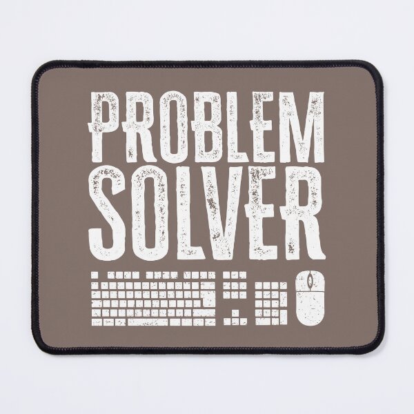 Item preview, Problem Solver: Computer Mouse and Keyboard for Techies - White designed and sold by Reconocer.