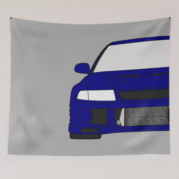 Artikelvorschau, Mitsubishi Lancer EVO VI blaue Farbe entworfen und verkauft von EdimDesign.