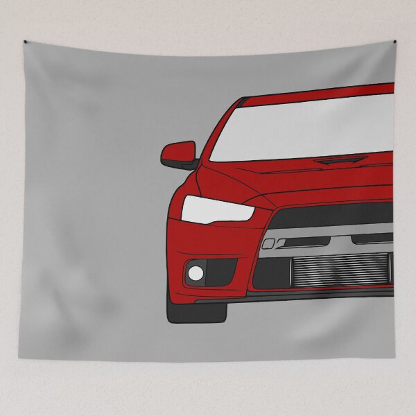 Item preview, Mitsubishi Lancer EVO X red color designed and sold by EdimDesign.