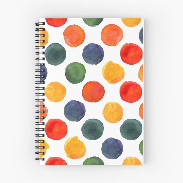 Aperçu de l'œuvre Modèle sans couture coloré Rounds aquarelle créée et vendue par middayart.