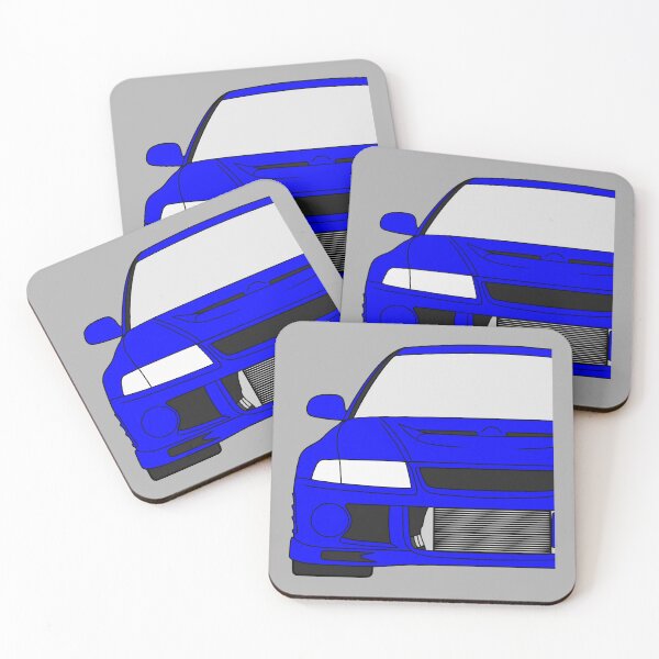 Item preview, Mitsubishi Lancer EVO VI blue color designed and sold by EdimDesign.