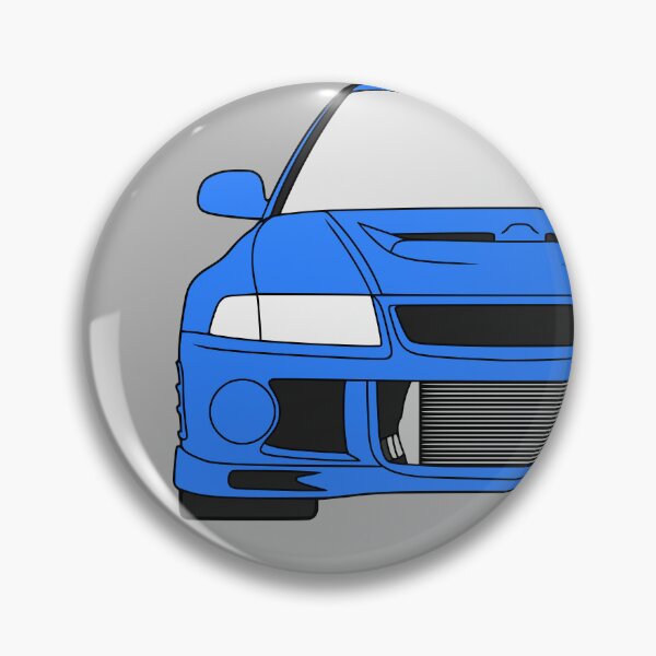 Item preview, Mitsubishi Lancer EVO VI lance blue color designed and sold by EdimDesign.