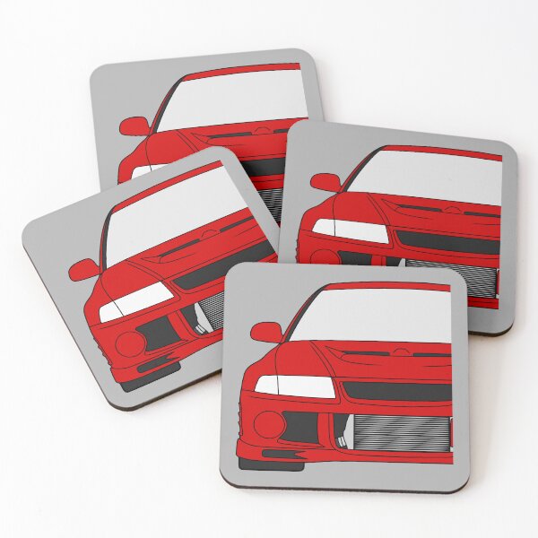 Item preview, Mitsubishi Lancer EVO VI passion red color designed and sold by EdimDesign.