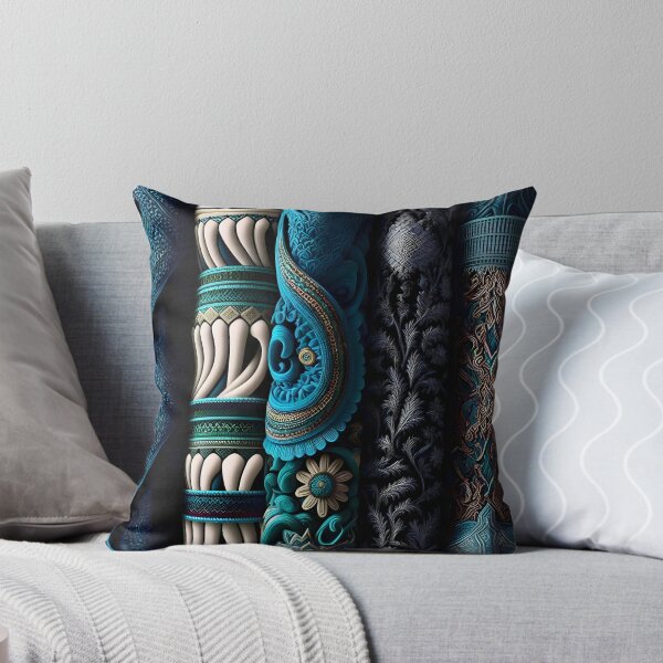 Item preview, Blue Fabric Tile designed and sold by i-ImagineArtist.