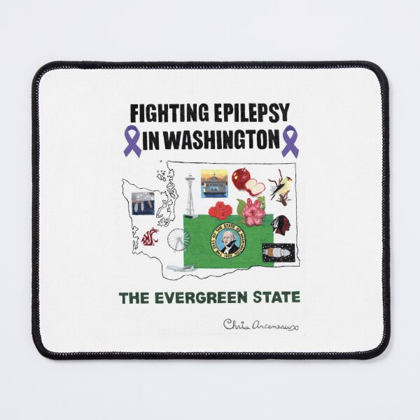 Item preview, FIGHTING EPILEPSY IN WASHINGTON designed and sold by The-ESP-Shirts.