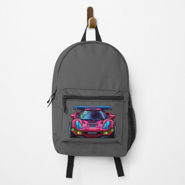 Artikelvorschau, Roter Supersportwagen in Pixelkunst. entworfen und verkauft von Pixelarium.