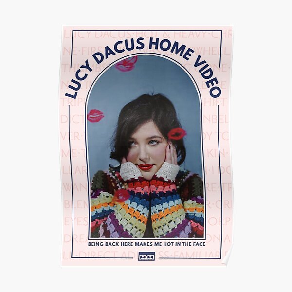 "lucy Dacus Home Video Poster" Poster For Sale By Curlinashop | Redbubble