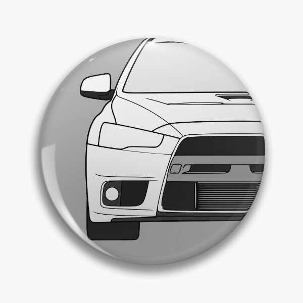 Item preview, Mitsubishi Lancer EVO X white color designed and sold by EdimDesign.