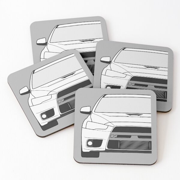 Item preview, Mitsubishi Lancer EVO X white color designed and sold by EdimDesign.