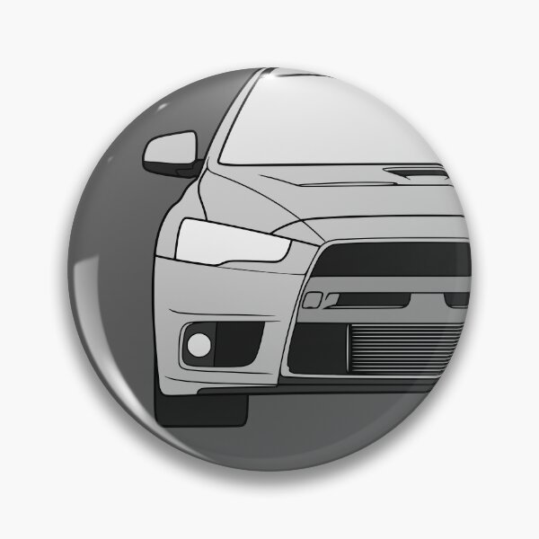 Item preview, Mitsubishi Lancer EVO X silver color designed and sold by EdimDesign.