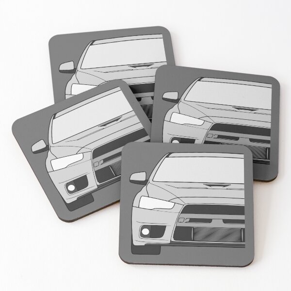Item preview, Mitsubishi Lancer EVO X silver color designed and sold by EdimDesign.