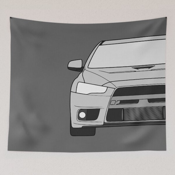 Item preview, Mitsubishi Lancer EVO X silver color designed and sold by EdimDesign.