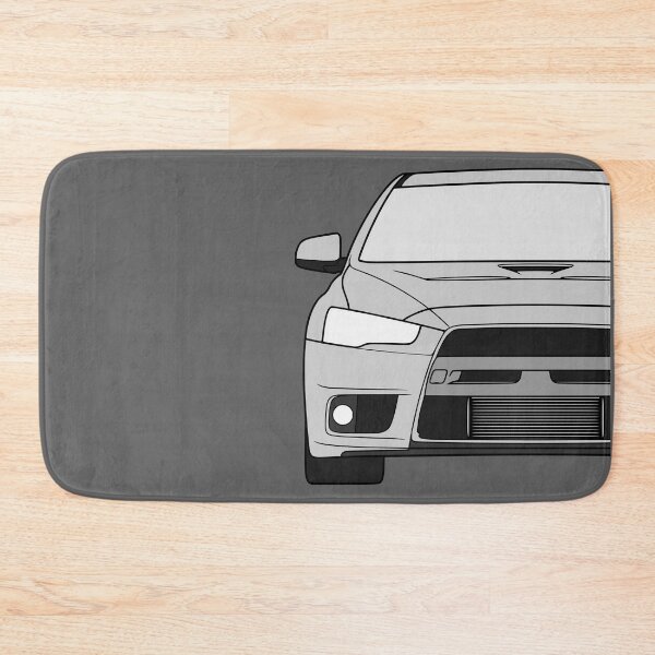 Item preview, Mitsubishi Lancer EVO X silver color designed and sold by EdimDesign.