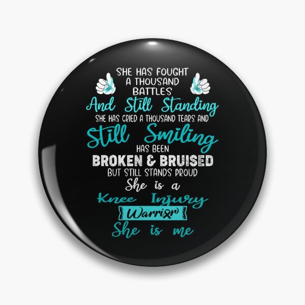 Item preview, Knee Injury Warrior SHE IS ME - Support Knee Injury Fighter Gifts designed and sold by Berriosly.
