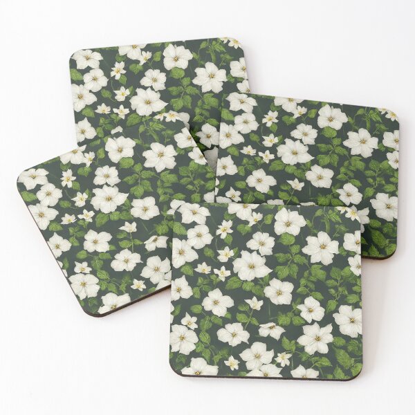 Item preview, Pattern of Morning Glories for September designed and sold by FamiliarPufferfish.
