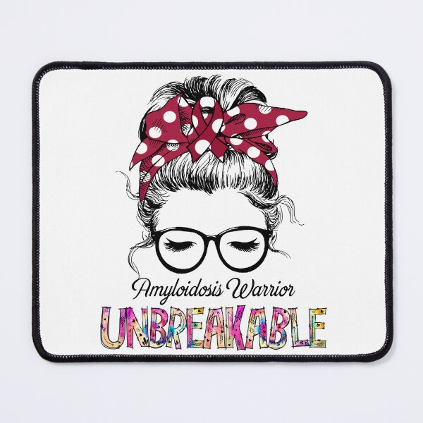Item preview, Amyloidosis Warrior - UNBREAKABLE - Amyloidosis Ribbon designed and sold by Tifrop.