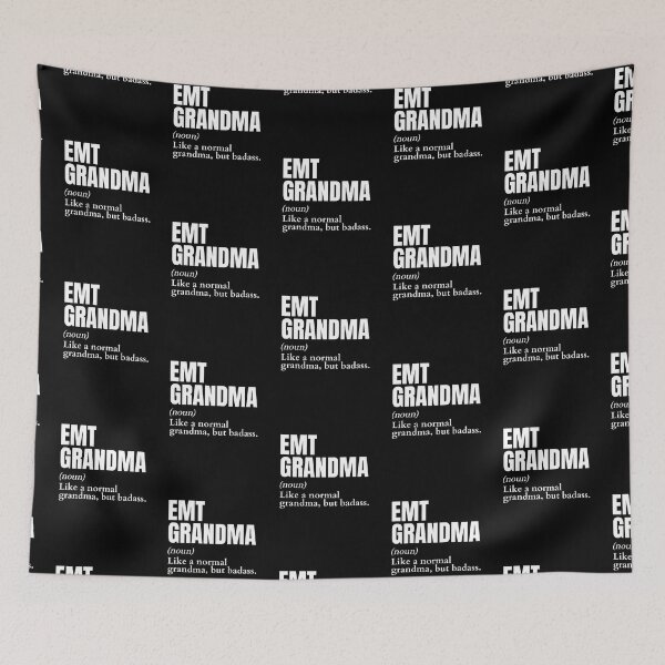Item preview, Funny Badass EMT Grandma Definition designed and sold by EndlessFreedom.