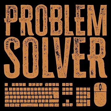 Artwork thumbnail, Problem Solver: Computer Mouse and Keyboard for Programmers - Gold by Reconocer