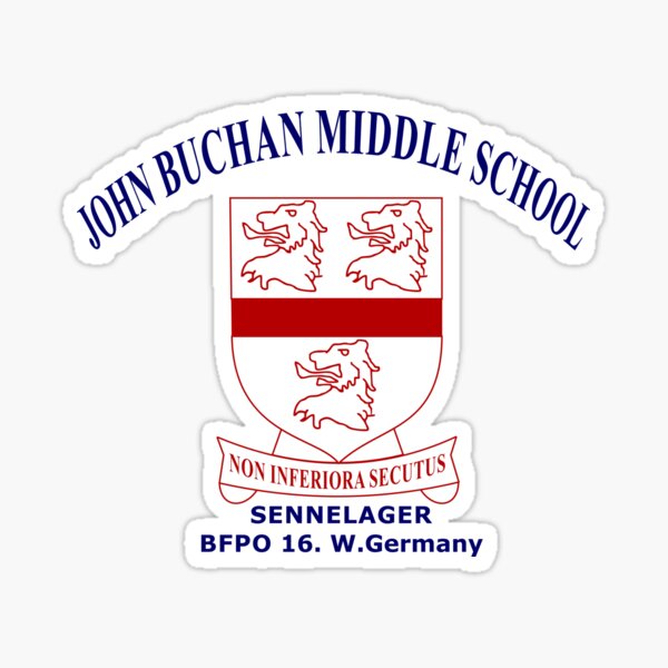 Item preview, John Buchan Middle School Germany designed and sold by LaughingProf.