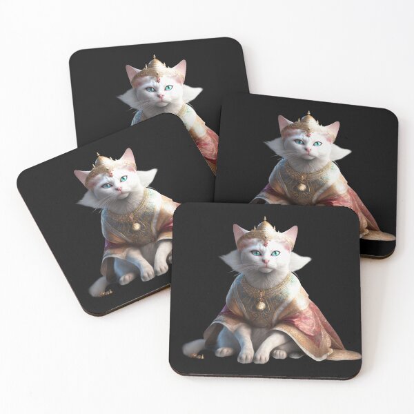 Item preview, White Cat Imperator designed and sold by Danylo Mikhnievych.