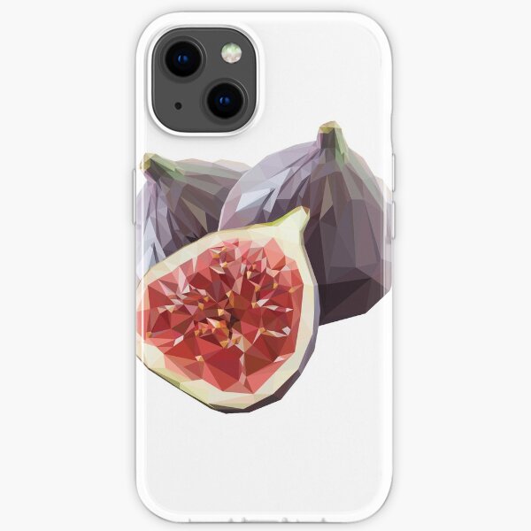 Fig Polygon Style iPhone Soft Case