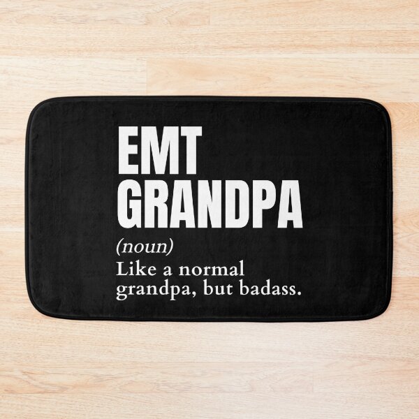 Item preview, Funny Badass EMT Grandpa Definition designed and sold by EndlessFreedom.
