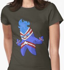 lil' misc superhero... Women's Fitted T-Shirt